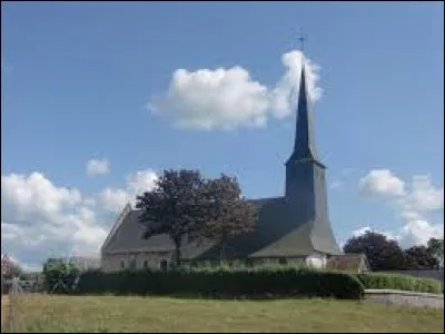Nous sommes maintenant à Bosc-Bénard-Crescy, devant l'église de la Nativité. Ancienne commune Euroise, elle se situe en région ...