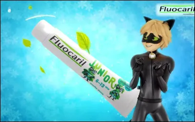 Quel argument Chat Noir &eacute;voque-t-il pour justifier son choix du tube de dentifrice Fluocaril Junior au parfum menthe douce ?