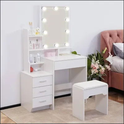 Dans ta chambre de rêve, veux-tu une coiffeuse ?