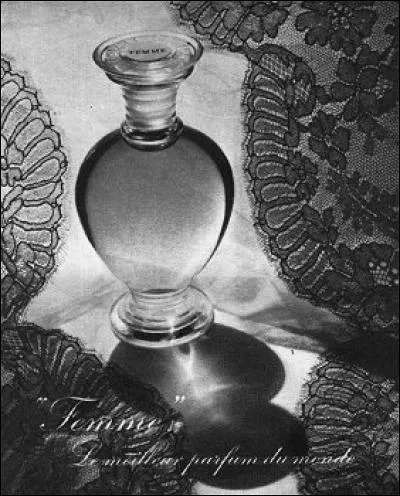 De qui est le parfum 'Femme' :