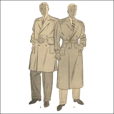 Top ! Je suis un vêtement emblématique conçu au début du XXᵉ siècle pour les soldats, notamment durant la Première Guerre mondiale, afin de les protéger des intempéries dans les tranchées. Fabriqué en tissu imperméable et résistant, jai évolué pour devenir un classique de la mode, porté par des détectives et des icônes du cinéma. Je suis...