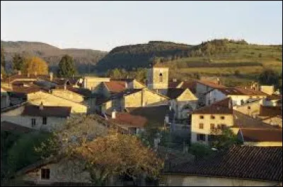 Village de l'arrondissement de Nantua, Mérignat se situe en région ...