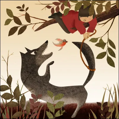 Comment s' appelle le petit garçon de l'histoire de "... et le Loup" ?