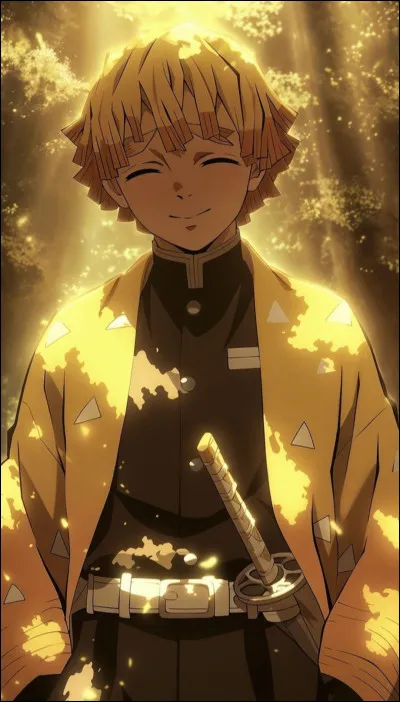 Quelle image ne représente pas Zenitsu Agatsuma ?