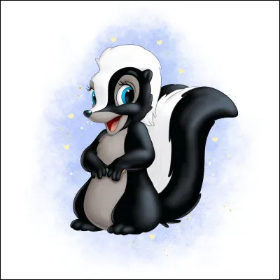 Dans ''Bambi'' comment s’appelle le putois que Bambi rencontre par accident ?