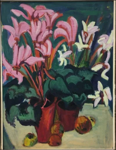 Qui a peint "Cyclamen" ?