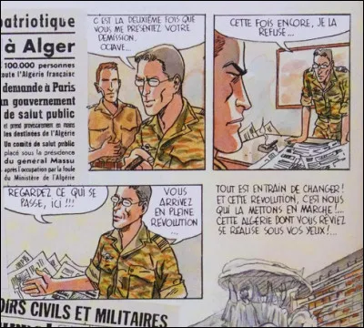 13 mai 1958 > Selon le vieil adage où l'on recourt aux vieux pots pour les meilleures soupes, les militaires "encadrent" une manifestation politico-patriotique monstre à Alger : que créé-t-on et que réclame-t-on alors ?