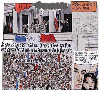 « Et en même temps... » > Cette petite phrase - entendue le 4 juin - s'est imposée comme symbole du cynisme politique, la caricature du double discours entre promesses et réalité de la décolonisation. Laquelle ?