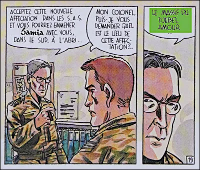 Octave, écoeuré par une guerre "sale", démissionnaire, finit par accepter l'affectation dans les S.A.S. : il sera muté dans le djebel Amour, au sud de l'Atlas saharien. Mais d'où lui vient ce nom de ''Amour'' ?