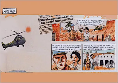 Avril 1958 > Au bout d'une année et parce que la réalité, toute crue, ne va pouvoir se conclure autrement que comme cela pour le capitaine Octave : Qu'advient-il ?