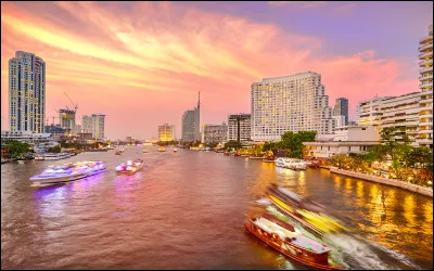 Bangkok : Quel est le nom de la rivière qui traverse Bangkok ?
