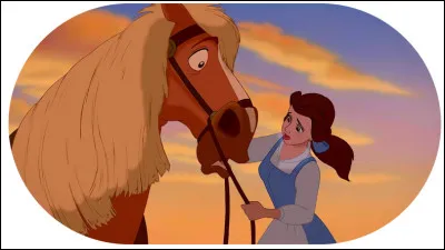 Comment s'appelle le courageux cheval de Belle dans ''La Belle et La Bête'' ?