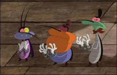 O - Dans le dessin animé "Oggy et les Cafards", quelle est la couleur du chat Oggy ?