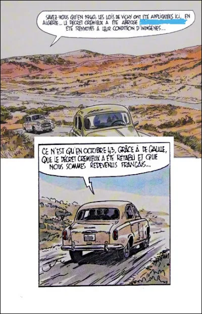 Et c'est au détour de chemins de traverse qu'on apprend les "frivolités" d'une autre histoire pas si lointaine... Qui visait-on, alors ?