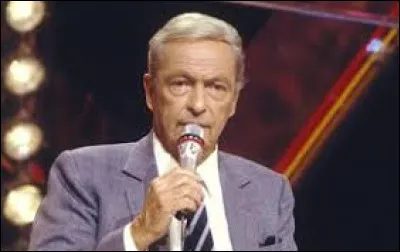 Le célèbre animateur de télévision Guy Lux est décédé en 2003.
