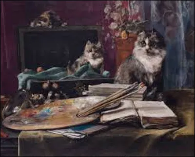Quel célèbre peintre était spécialisé dans les tableaux représentant des chats ?