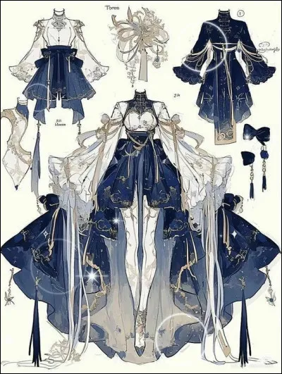 Aimes-tu les tenues dans le style qui est sur l'image ?