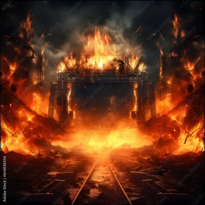 En anglais, "feu" se dit "fire".