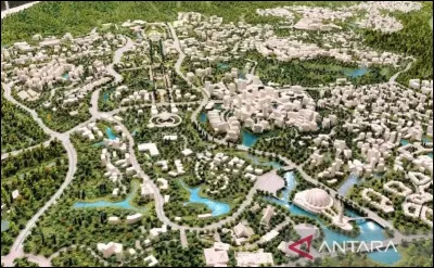 Comment s'appelle la nouvelle capitale de l'Indonésie, située sur l'île de Bornéo, en remplacement de Jakarta ?