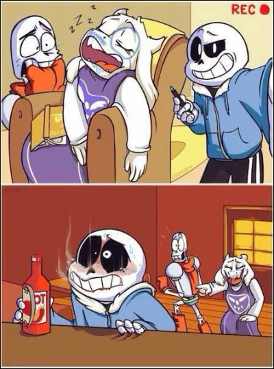 Laquelle de ces blagues Sans n'a-t-il pas encore faite ?