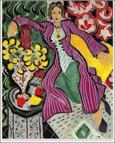 Ce tableau intitulé "La Femme au manteau violet" a-t-il été peint par Pablo Picasso ?