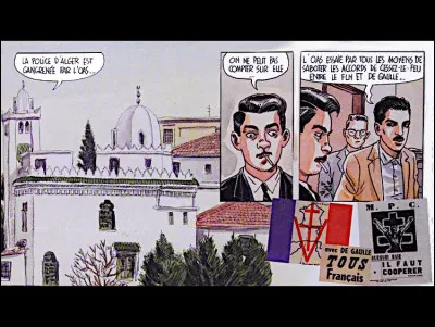 Complétant une situation déjà chaotique - avec prémisses de guerre civile - des brigades anti-OAS sont diligentées en même temps que les barbouzes : 250 policiers, indépendants de la Police locale, formeront [...quoi donc ?]