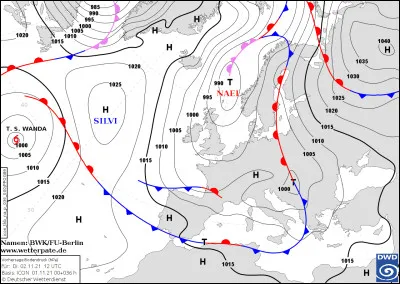 Que rencontre-t-on lors d'anticyclones ?