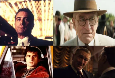Les 4 petites images (réunies en une grande) nous montrent Robert De Niro dans 4 films différents. Pour savoir lequel d'entre eux est sorti en premier, il faut...