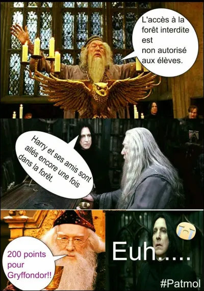 Tu sors de cours, c'est la récréation, tu vas direct...