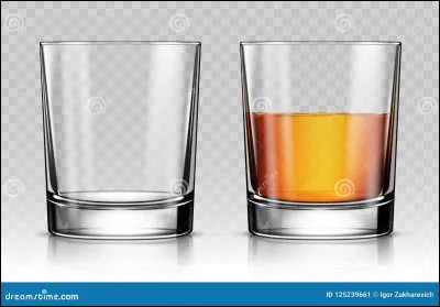 Combien de gouttes d'eau je dois mettre dans un verre vide pour qu'il ne soit plus vide ?