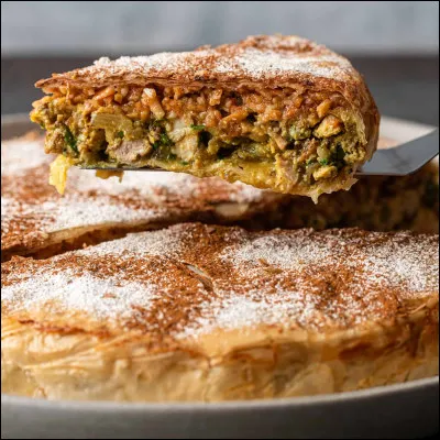 La pastilla est un plat souvent préparé avec