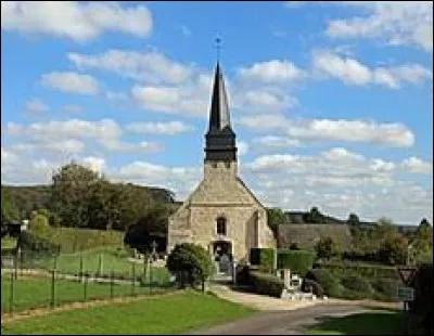 Voici l'&eacute;glise Saint-Martial, &agrave; Sauchay. Commune Seinomarine, elle se situe en r&eacute;gion ...