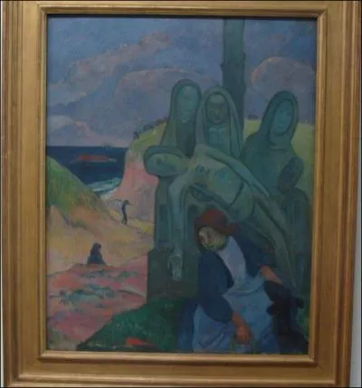 Quel peintre a ralis 'Le calvaire breton' ?