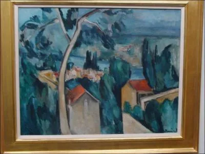 Quel peintre a ralis 'Paysage, la Seine  Chatou' ?