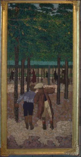 Quel peintre a ralis 'Les deux coliers' ?