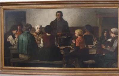 Quel peintre a ralis 'Le bndicit' ?