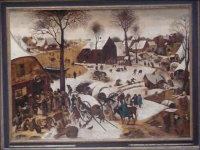 Quel peintre a réalisé 'Le dénombrement de Bethléem' ?