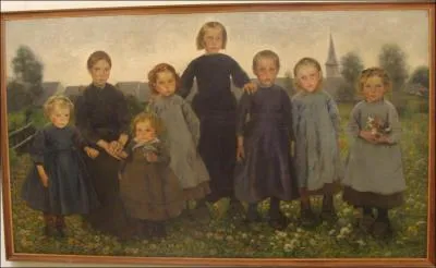 Quel peintre a réalisé la série 'Les âges du paysan' qui comprend 'Les fillettes' ?