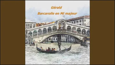 Gondolier, t'en souviens-tu quand tu chantais ! Mais que chantais-tu ?