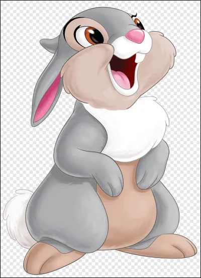 Qui est ce lapin, meilleur ami de Bambi qui frappe sans cesse un pied sur le sol ?