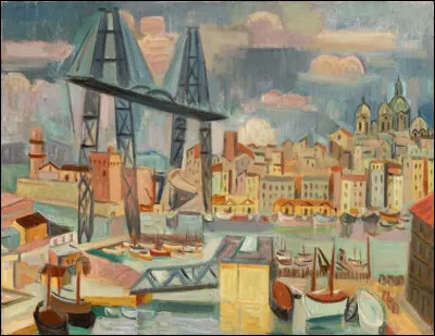 Voici encore le port de Marseille, qui en est l'artiste ?
