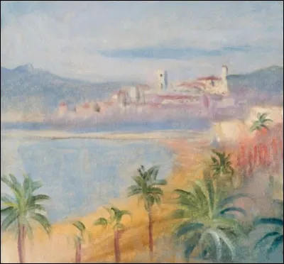 On termine ce quiz avec cette vue de la Croisette, par l'artiste :