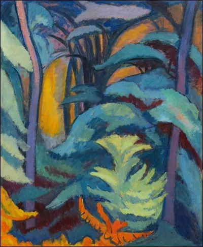 Qui a peint "Sous-bois et pins en Provence ?