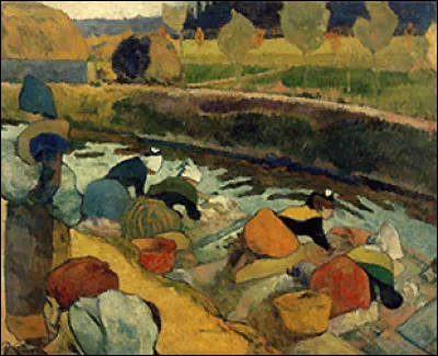 Qui a immortalisé cette scène des "Lavandières à la Roubine-du-Roi" ?