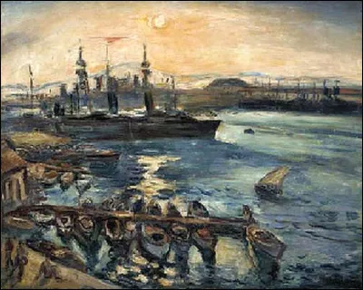 À qui doit-on cette peinture de "La Rade de Toulon" ?