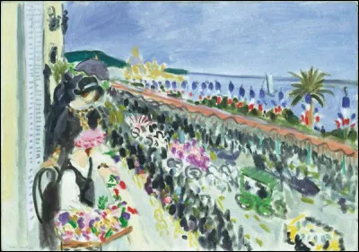 Qui est l'artiste de "La Fête des fleurs à Nice" ?