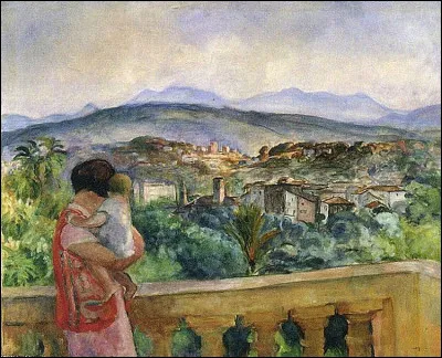 Qui a gravé sur sa toile le souvenir de cette "Vue de Cannes au printemps" ?