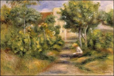 Voici un jardin &agrave; Cagnes. Qui l'a repr&eacute;sent&eacute; ?