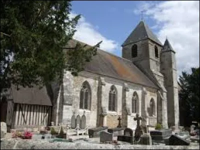Voici l'église Saint-Philibert à Bouquetot. Village Eurois, il se situe en région ...