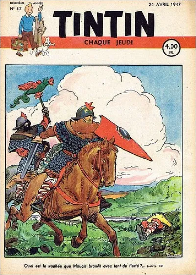 En quelle année parait le premier numéro du journal Tintin ?